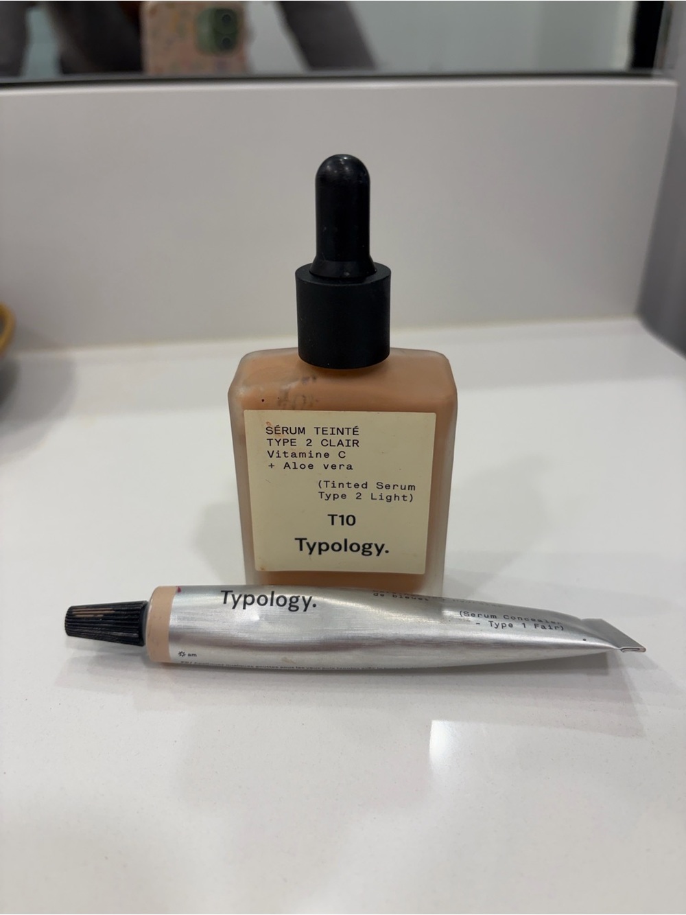 Typology makeup set